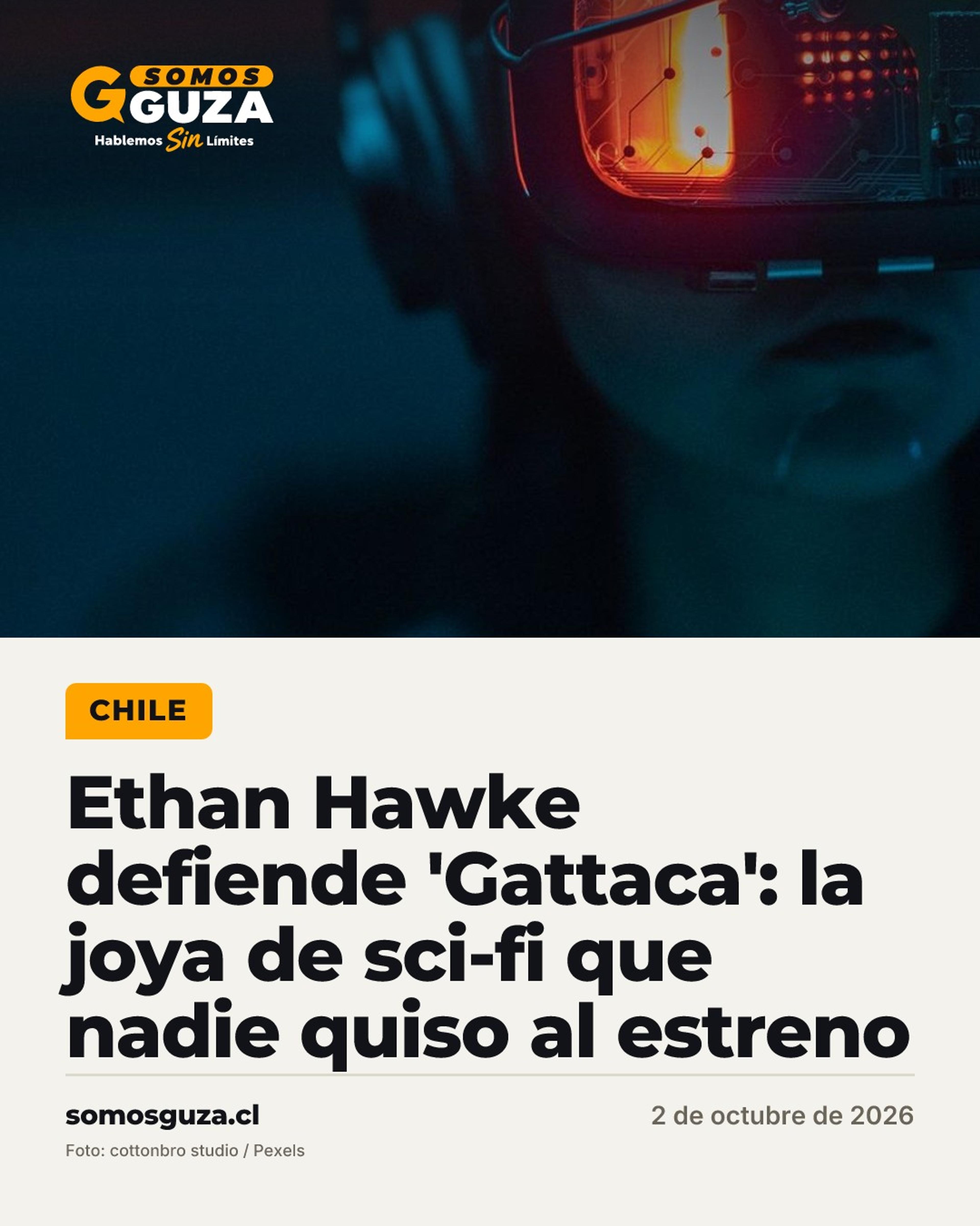Ethan Hawke defiende 'Gattaca': la joya de sci-fi que nadie quiso al estreno