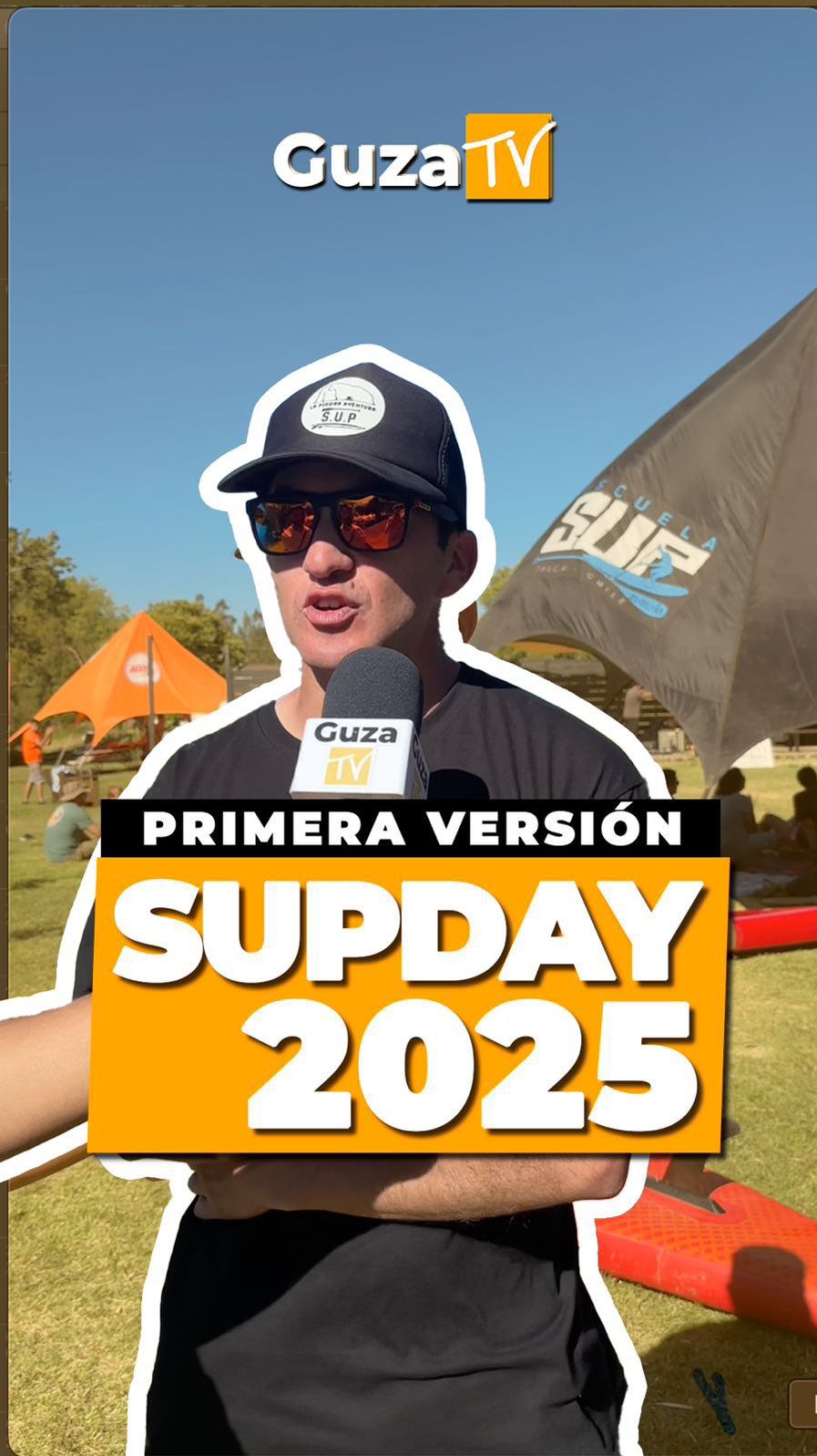 Portada del video: La orilla del río Maule fue el escenario perfecto para esta increíble jornada de stand up paddle,…
