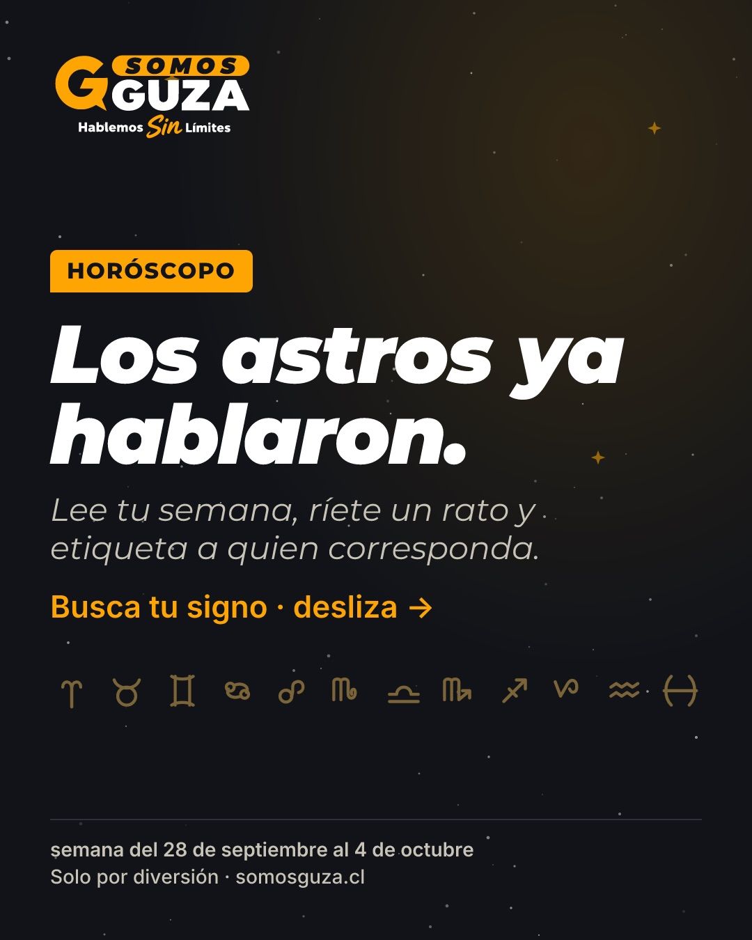 Foto 1 de 14: Horóscopo de la semana (semana del 28 de septiembre al 4 de octubre)