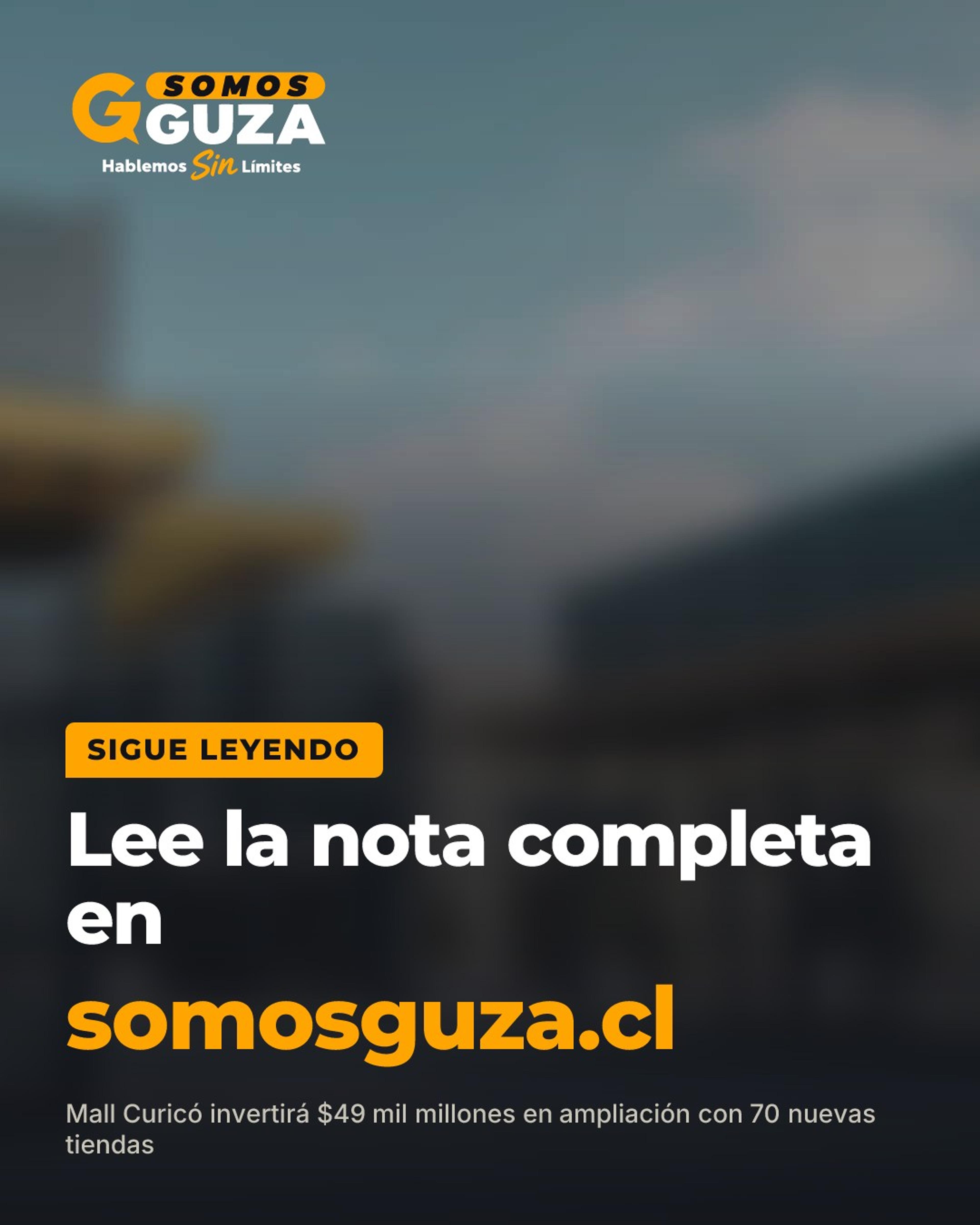 Foto 2 de 2: Mall Curicó invertirá $49 mil millones en ampliación con 70 nuevas tiendas