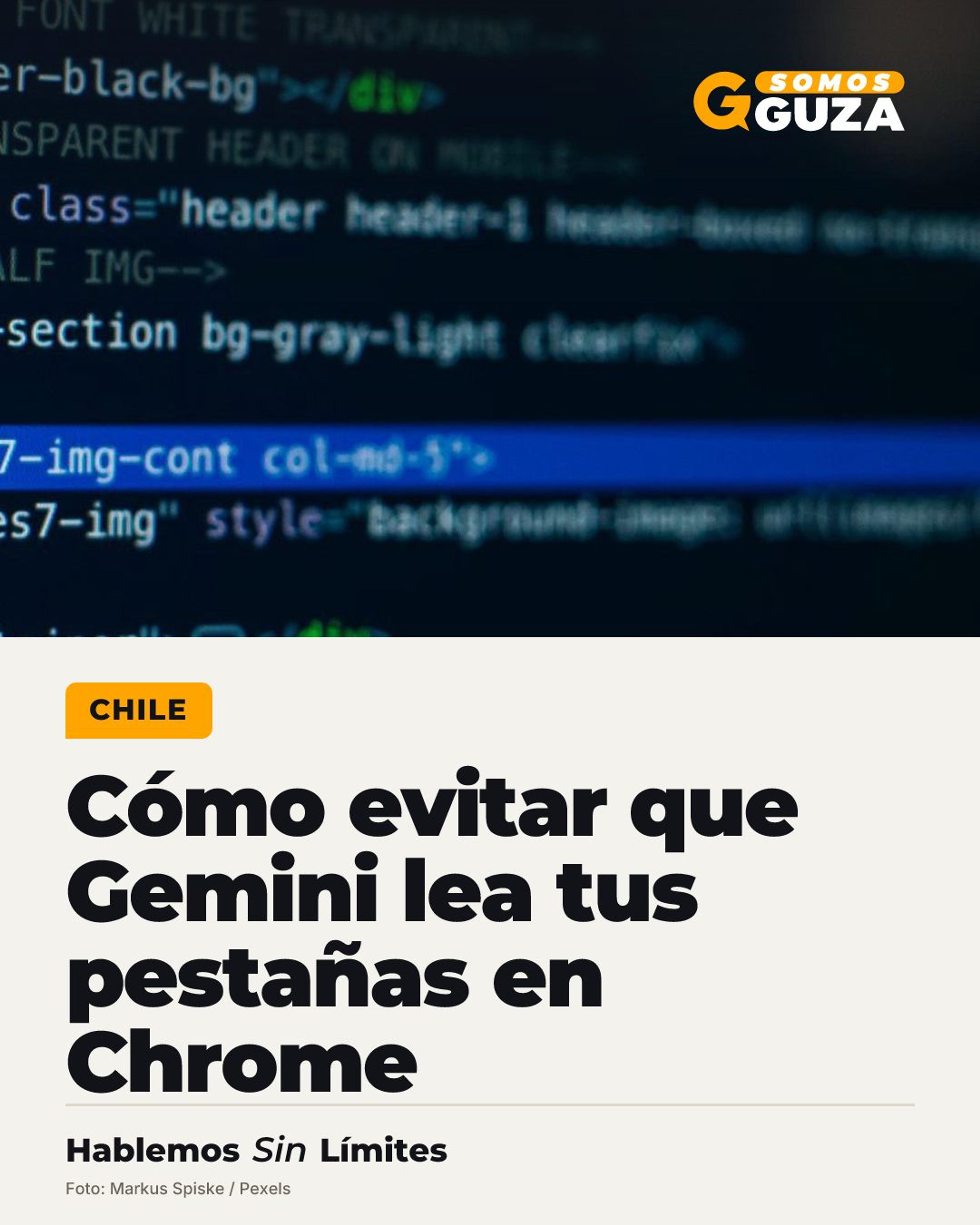 Cómo evitar que Gemini lea tus pestañas en Chrome