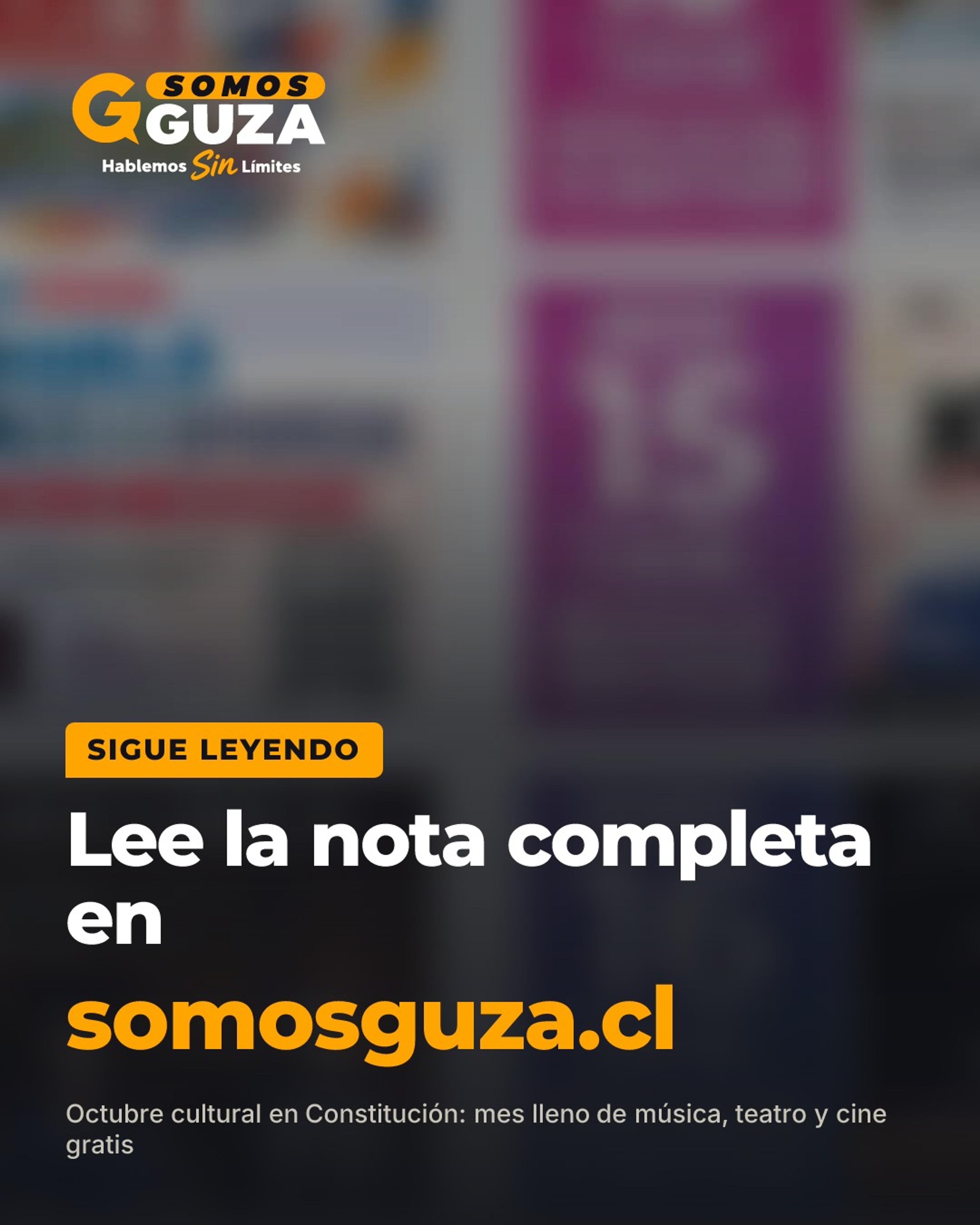 Foto 5 de 5: Octubre cultural en Constitución: mes lleno de música, teatro y cine gratis