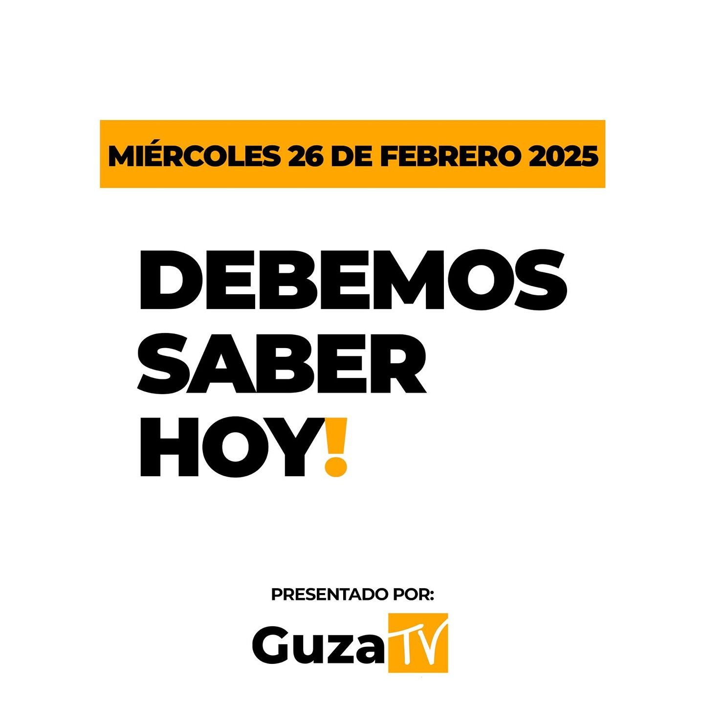 Foto 1 de 5: Lo que debes saber hoy
