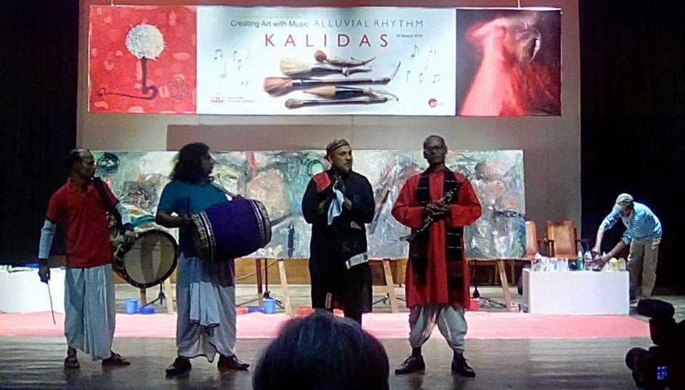 ALLUVIAL RHYTHM: Creating Art with Music by KALIDAS KARMAKAR