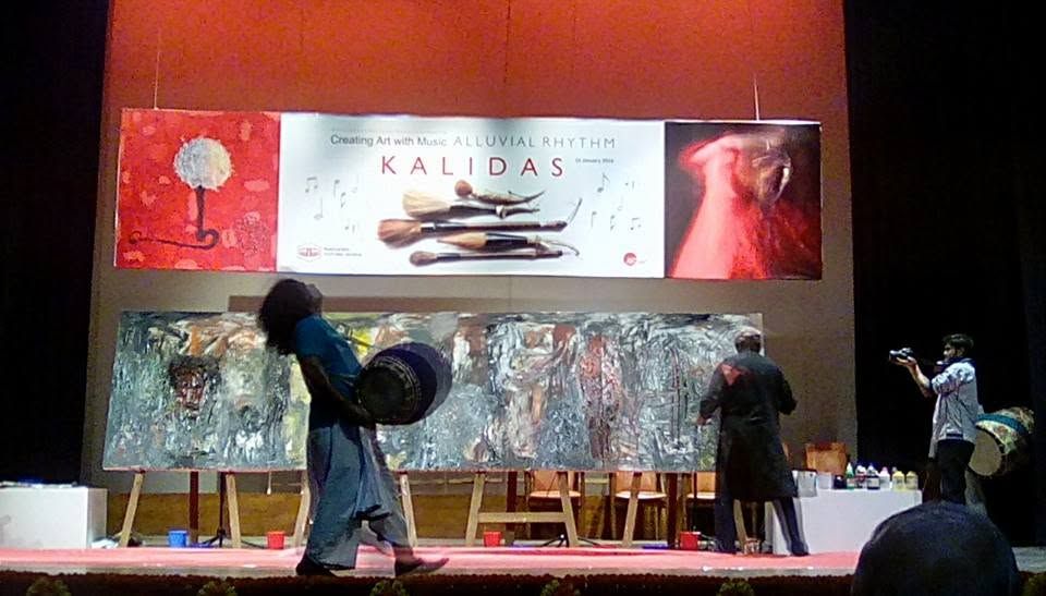 ALLUVIAL RHYTHM: Creating Art with Music by KALIDAS KARMAKAR