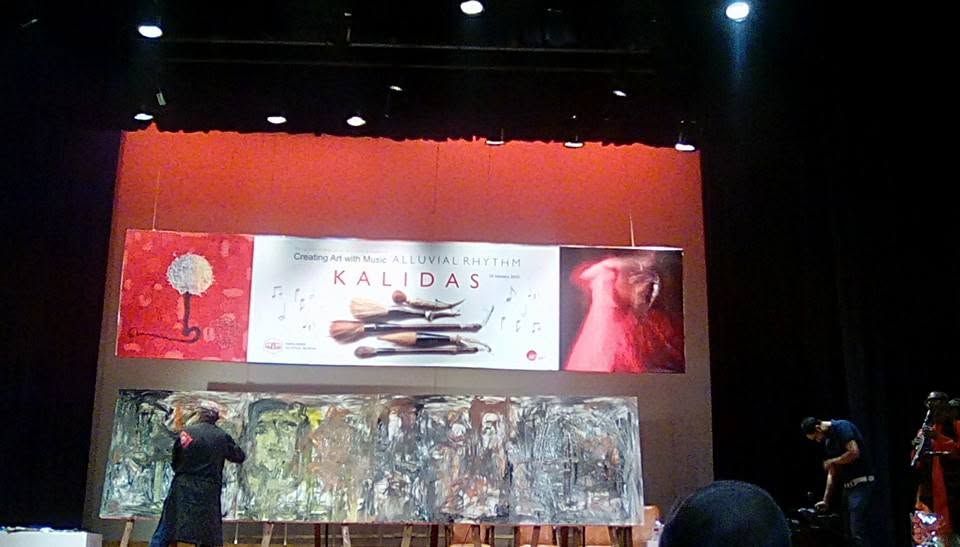 ALLUVIAL RHYTHM: Creating Art with Music by KALIDAS KARMAKAR