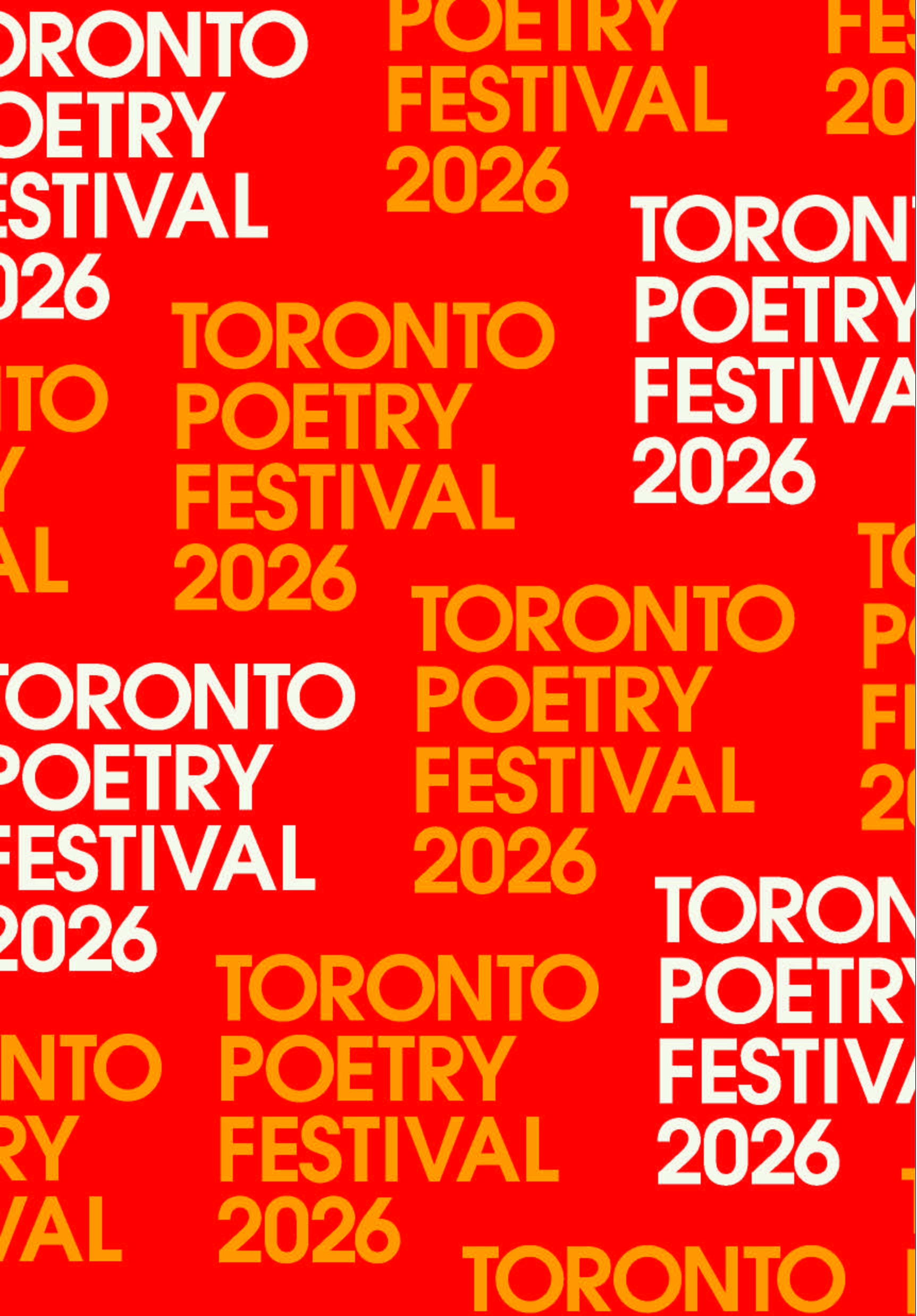 TORONTO POETRY FESTIVAL 2026