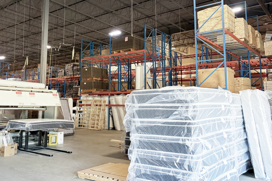 Inside the Araam Edmonton manufacturing facility