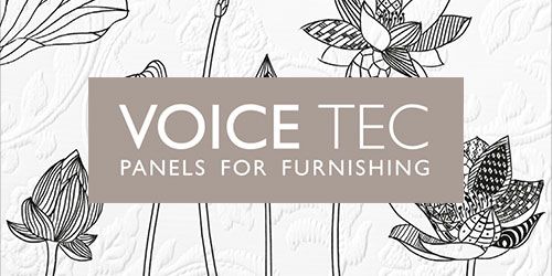Neue Designplatte: Voice Tec