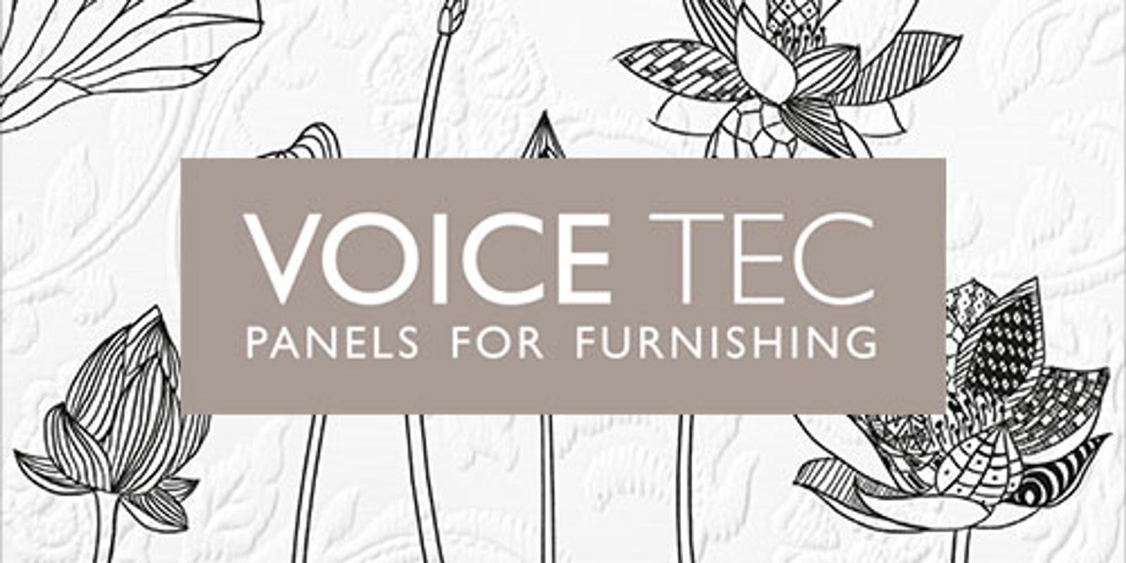 Neue Designplatte: Voice Tec