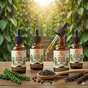 Organic Black Pepper Oil