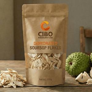 Premium Organic Dehydrated Soursop Flakes