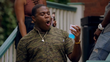 Oh, heavens, is there pineapple in this Hpnotiq? I'm allergic to pineapple! It's not funny! It's a legitimate