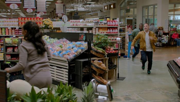 Oh, she's buying the dick melon. She's buying the dick... ma'am! Ma'am, ma'am, ma'am! A man had his penis in that.