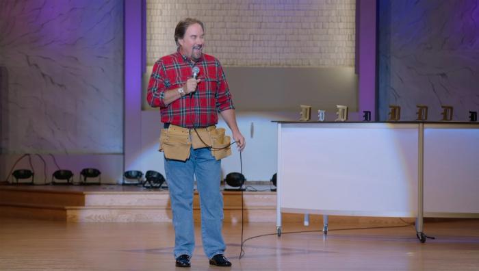 I'll tell you, the producers asked me not to sing tonight. Yeah, right!