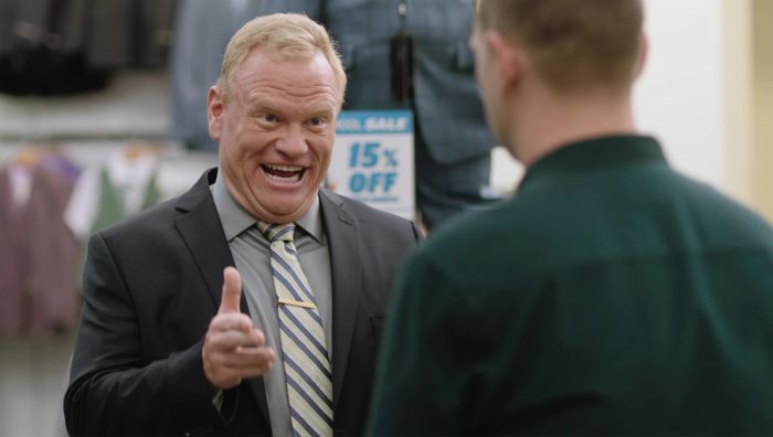 So there we were, sitting there, little servings of shit in front of us, staring at this half-naked man, and you know what?