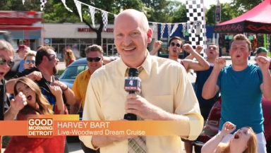 Well, somebody pinch me 'cause I am definitely dreaming down here at the Dream Cruise. So many fun people