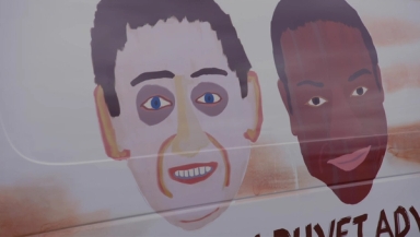 Yeah, I like how you captured my little corn cob mouth. And my raccoon mask, and my gray, gray skin.