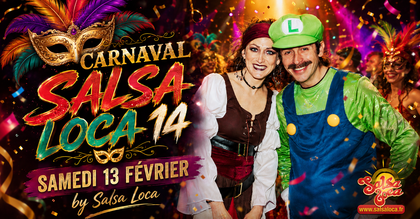 Affiche Carnaval Salsa Loca 14