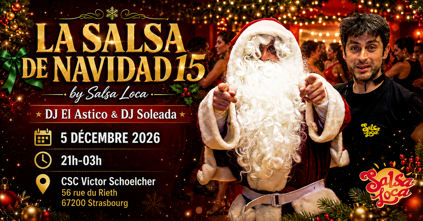 Affiche La Salsa De Navidad 15