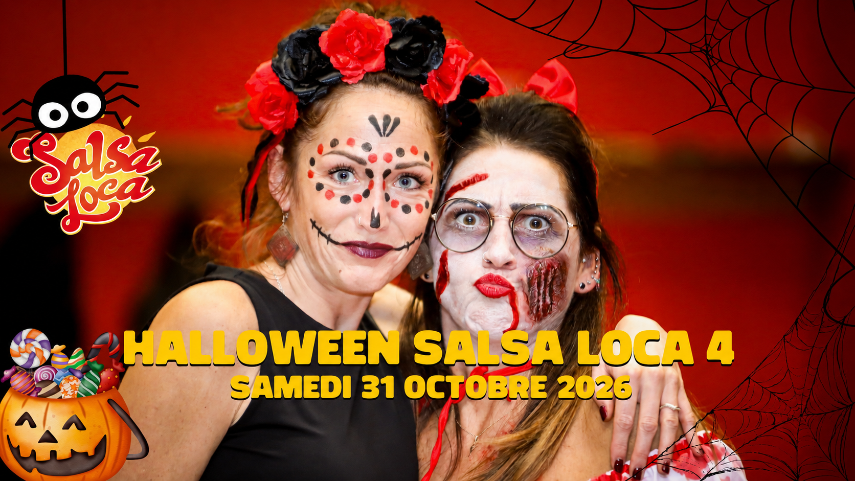 Affiche Halloween Salsa Loca 4 – Samedi 31 octobre 2026