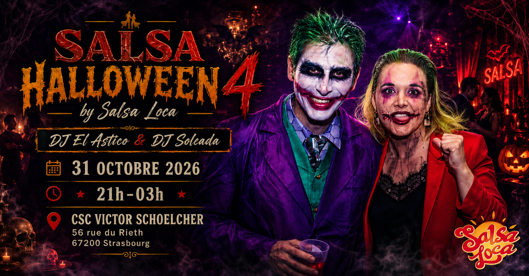 Affiche Halloween Salsa Loca 4