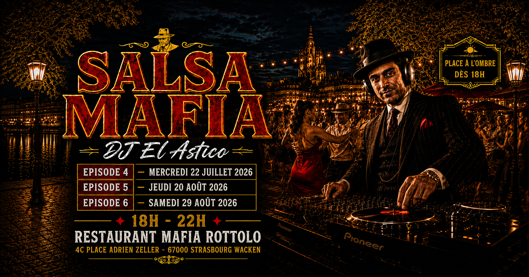 Affiche Salsa Mafia – DJ El Astico, épisodes 4, 5 & 6, Mafia Rottolo Wacken