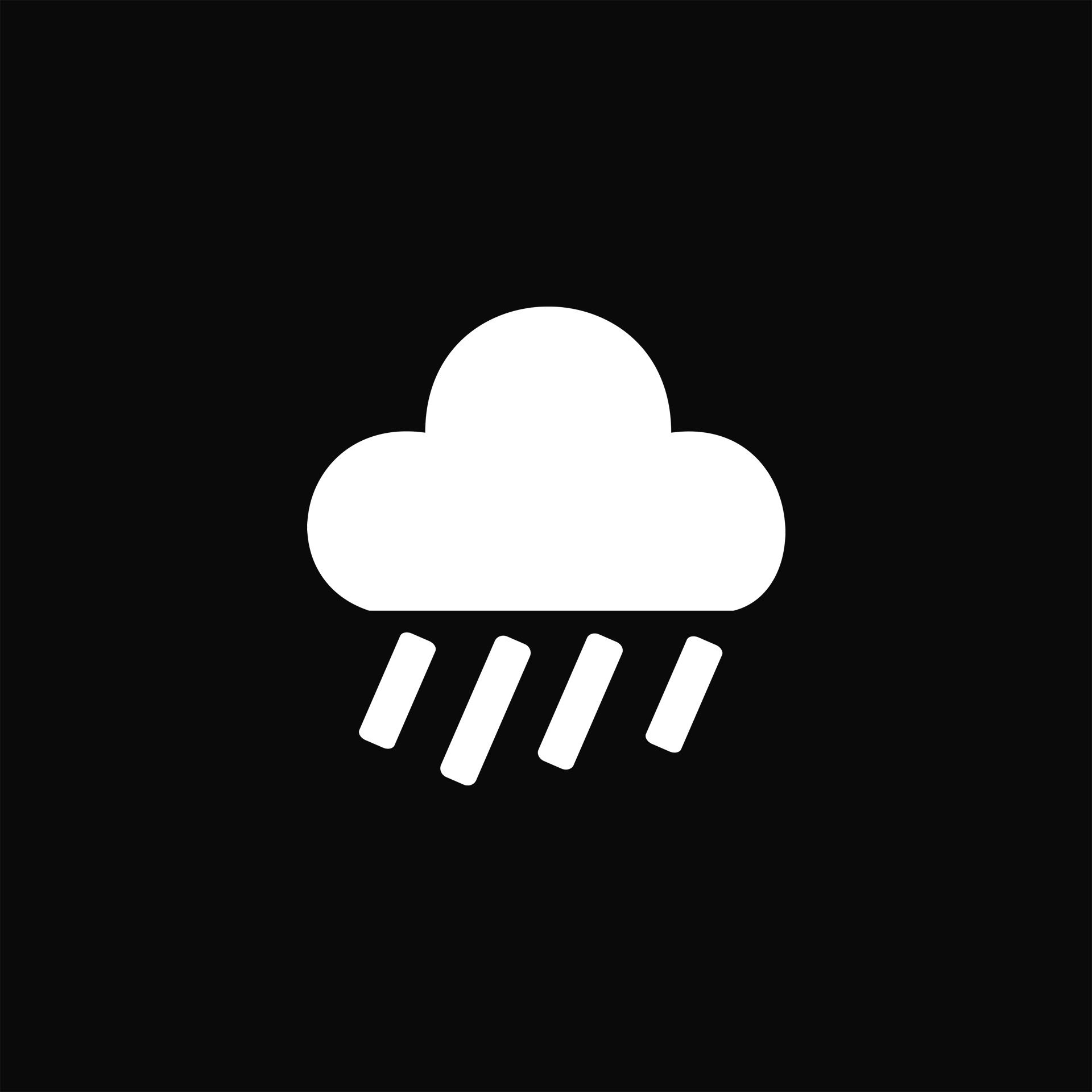 Rainy Cloud Icon