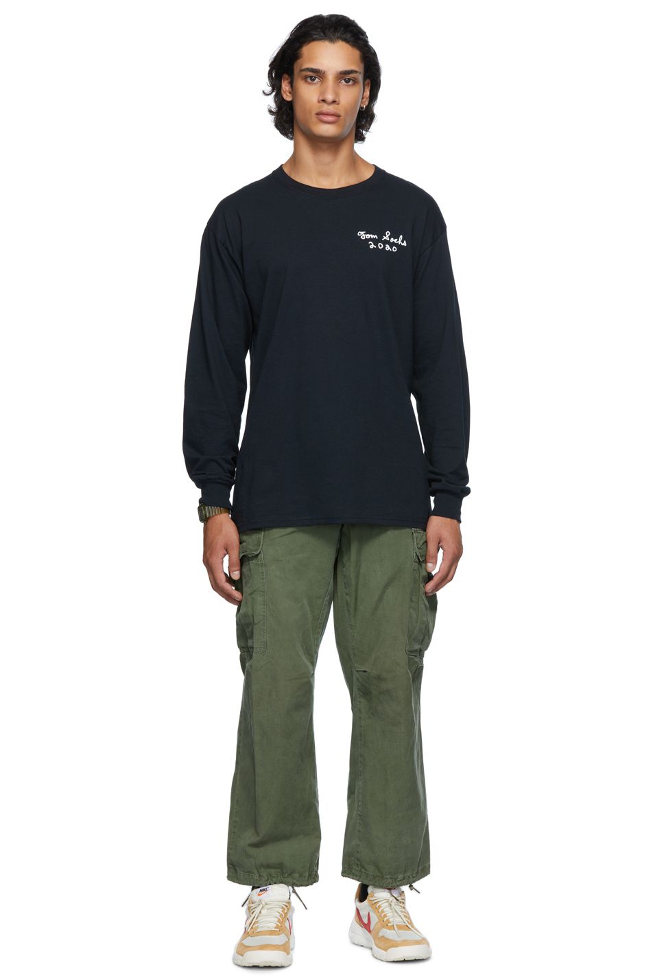 【関税込み】Tom Sachs Lunar Lander ロング スリーブ T シャツ Lunar Lander Long Sleeve Tee – Tom Sachs Store