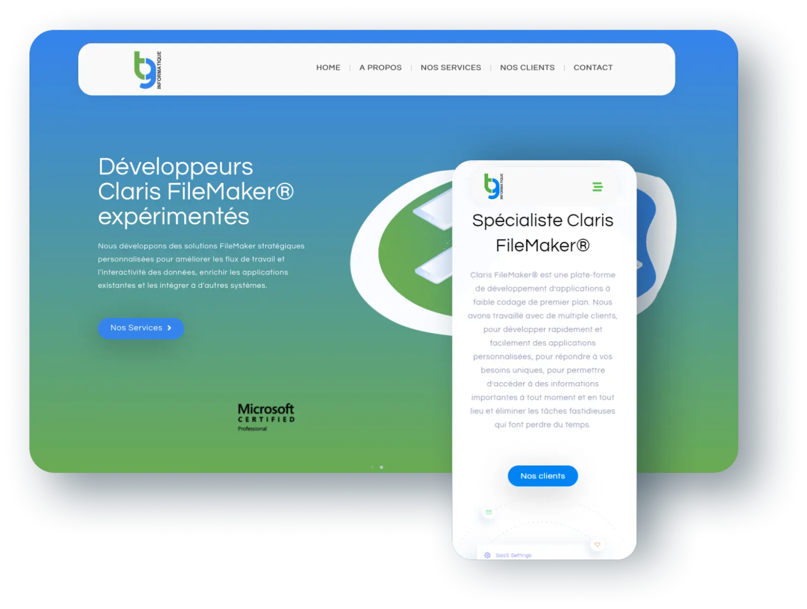 Aperçu du projet TG Informatique​