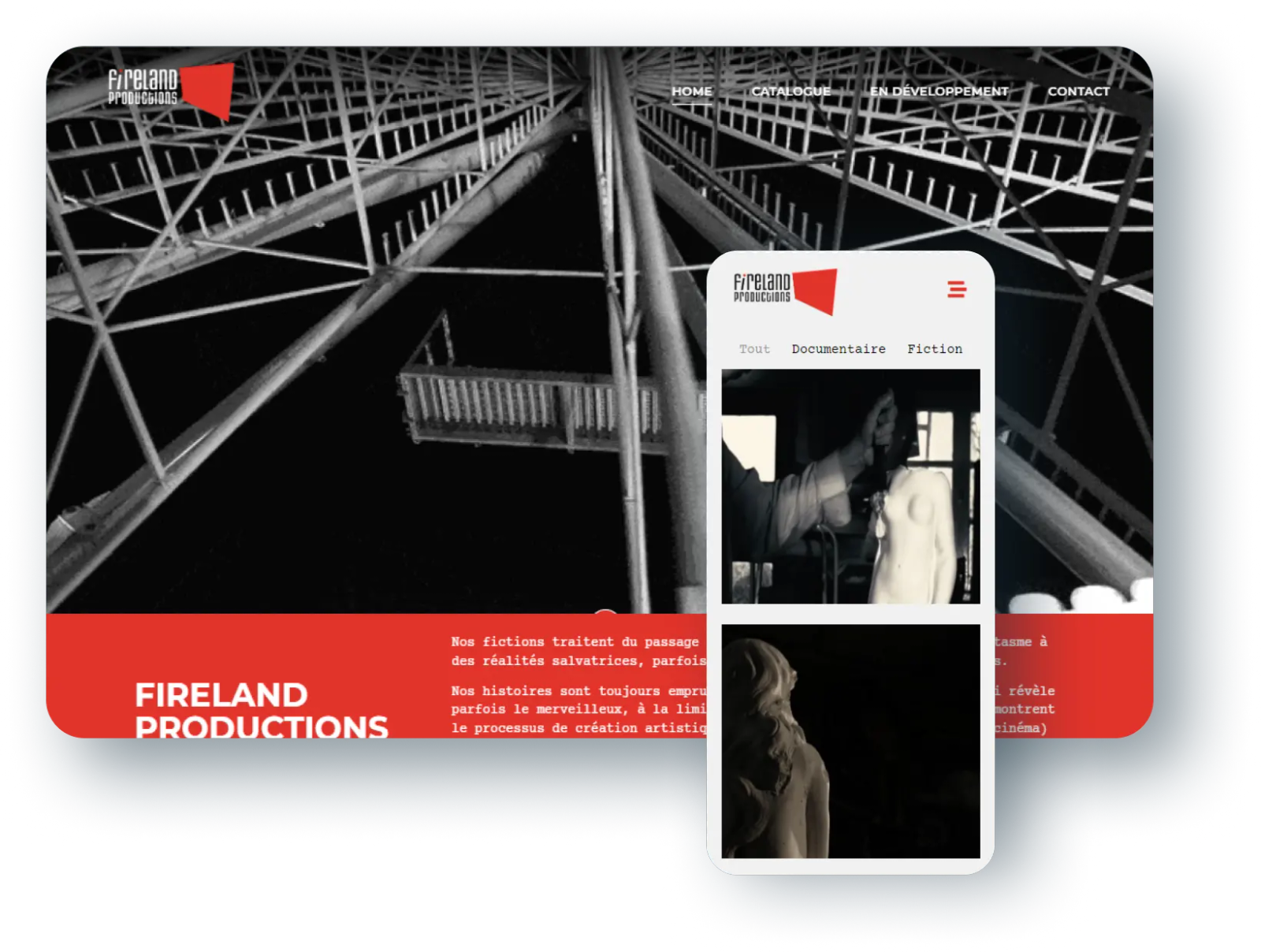 Aperçu du projet Fireland Productions