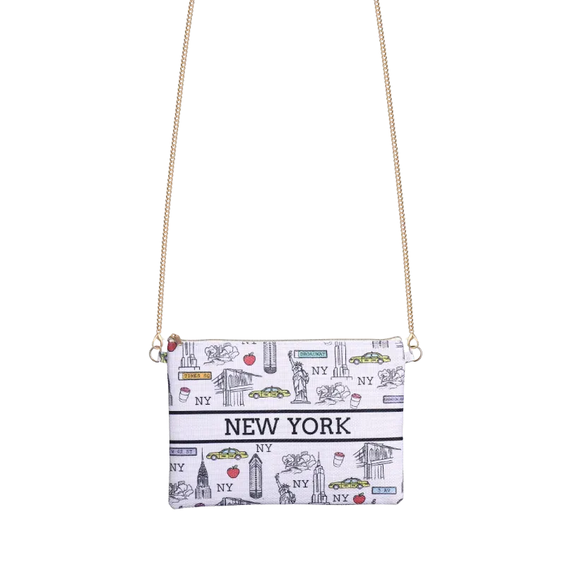 Pouch NY City with Chain