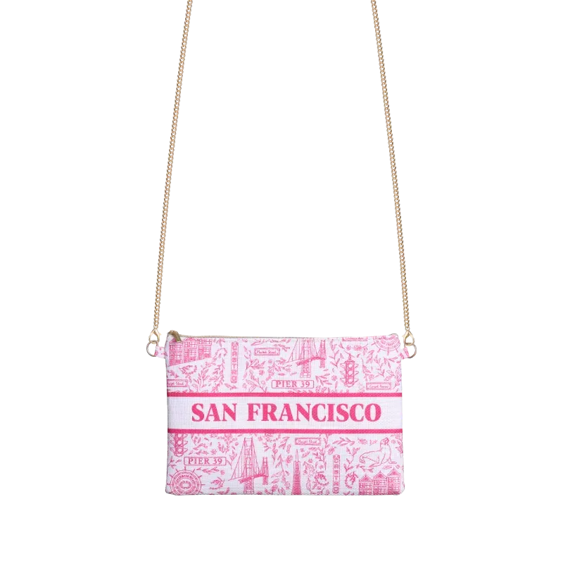 Pink Pouches with Chain