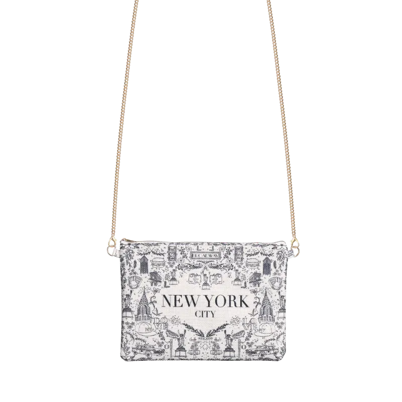 Pouch Pastel With Chain NY