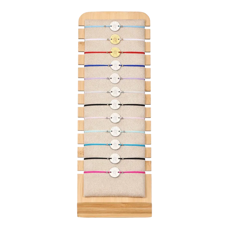 Bracelet NY Silver Colored round