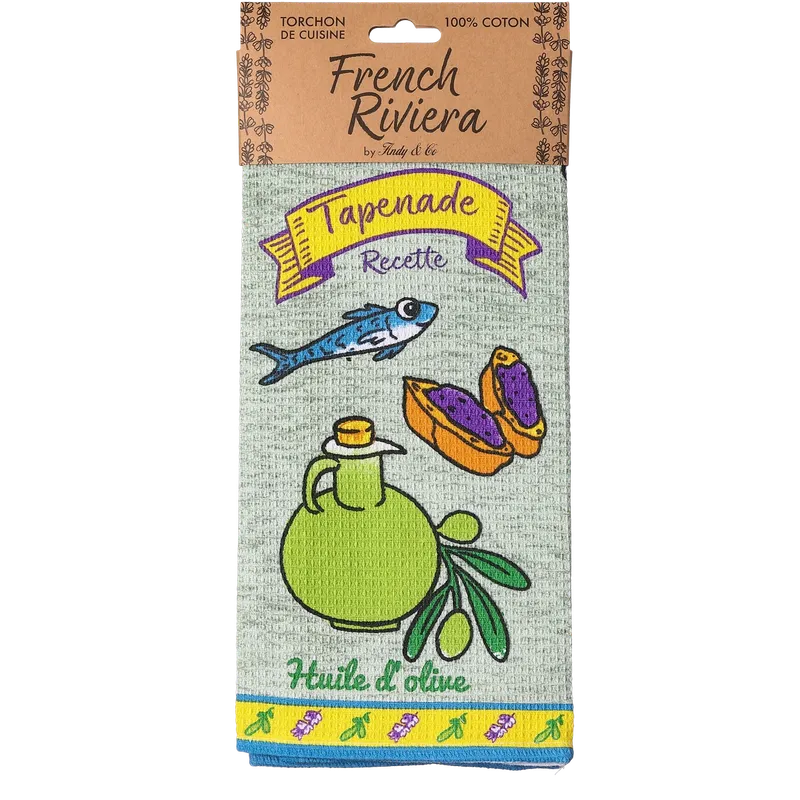 Torchon Recette Tapenade