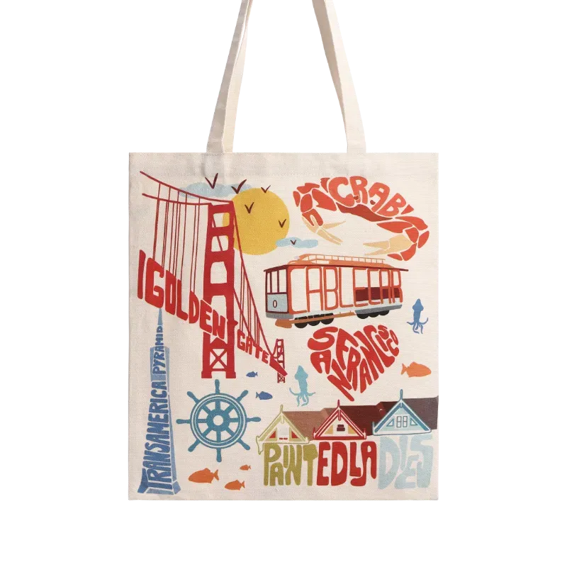 Tote Bag Typo Element