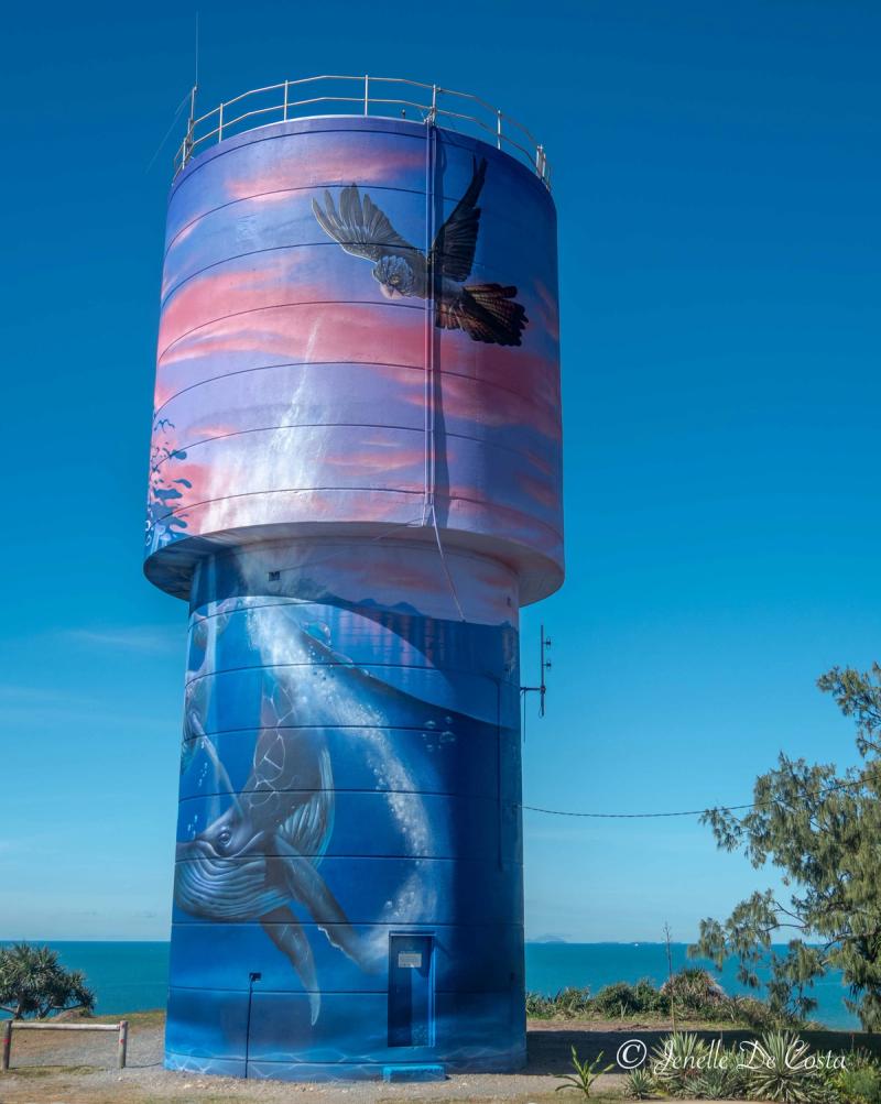 Slade Point Water Tower.