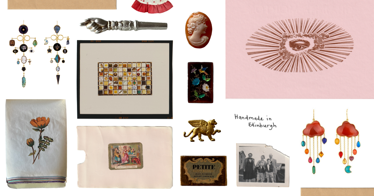 Moon and Shell Cameo Necklace