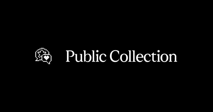 Public Collection title graphic with an artwork icon.