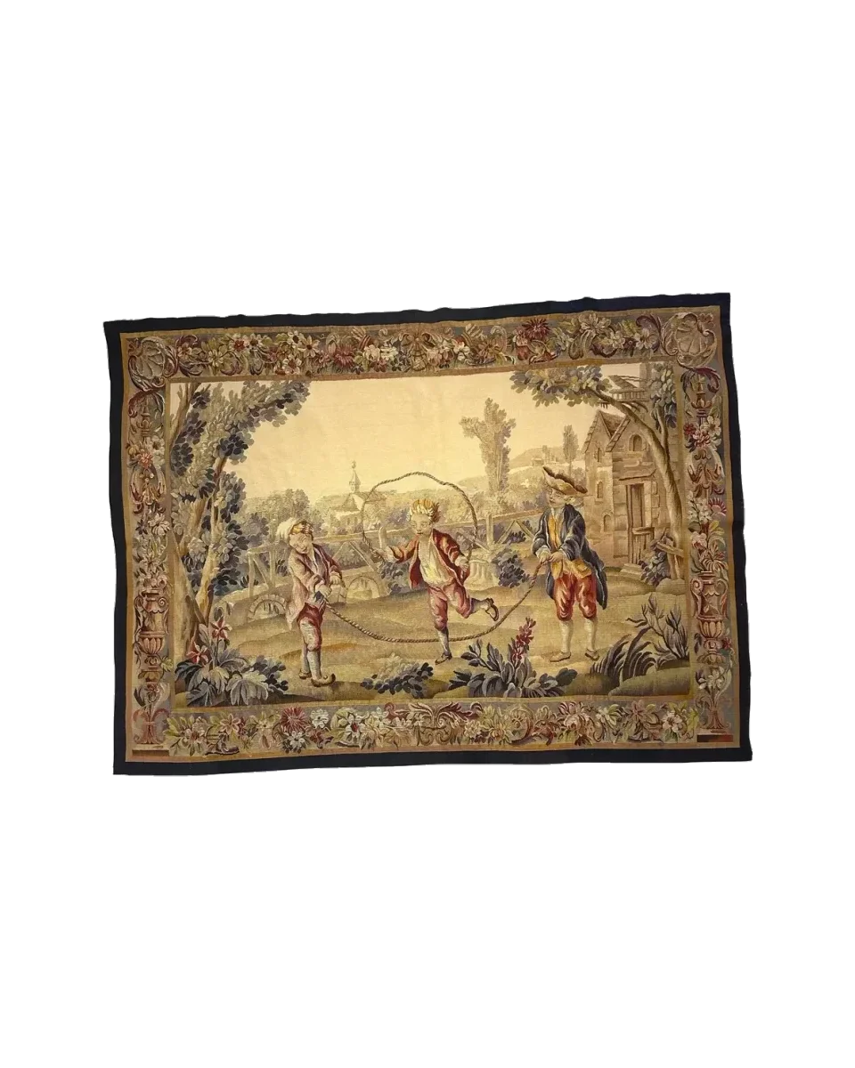19th Century French Aubusson Tapestry — photograph 1