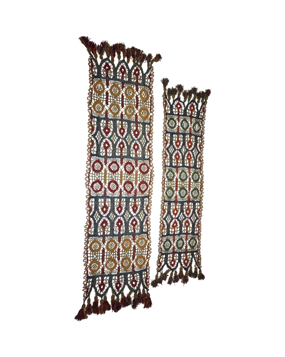 Early 20th Century European Embroidery - A Pair — photograph 1