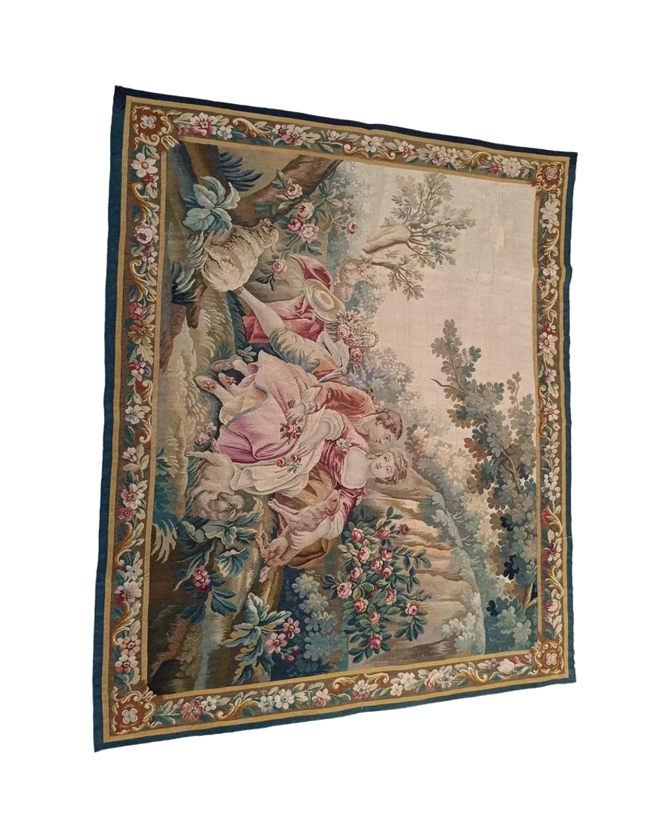 19th Century French Aubusson Tapestry — photograph 1