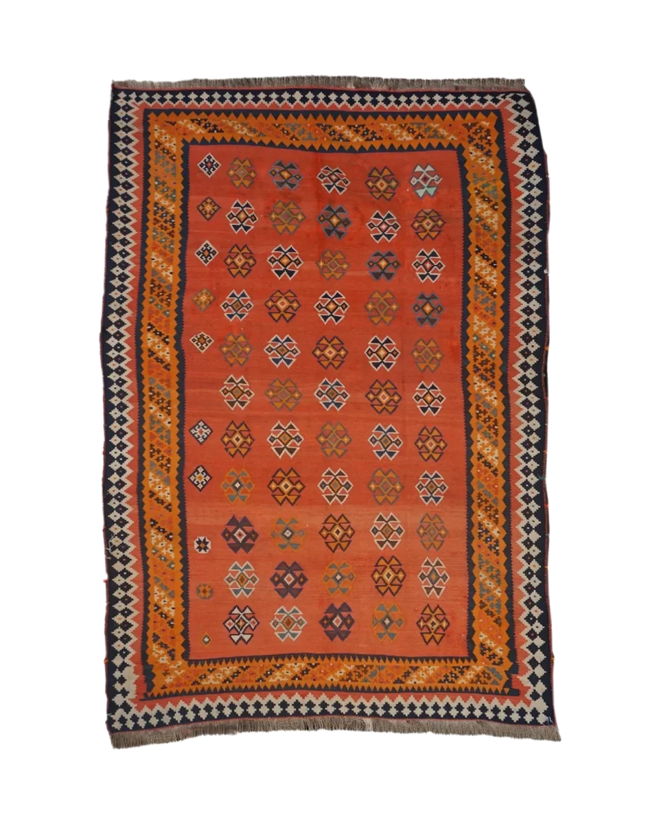 Mid 20th Century Turkish Flat Weave Killim