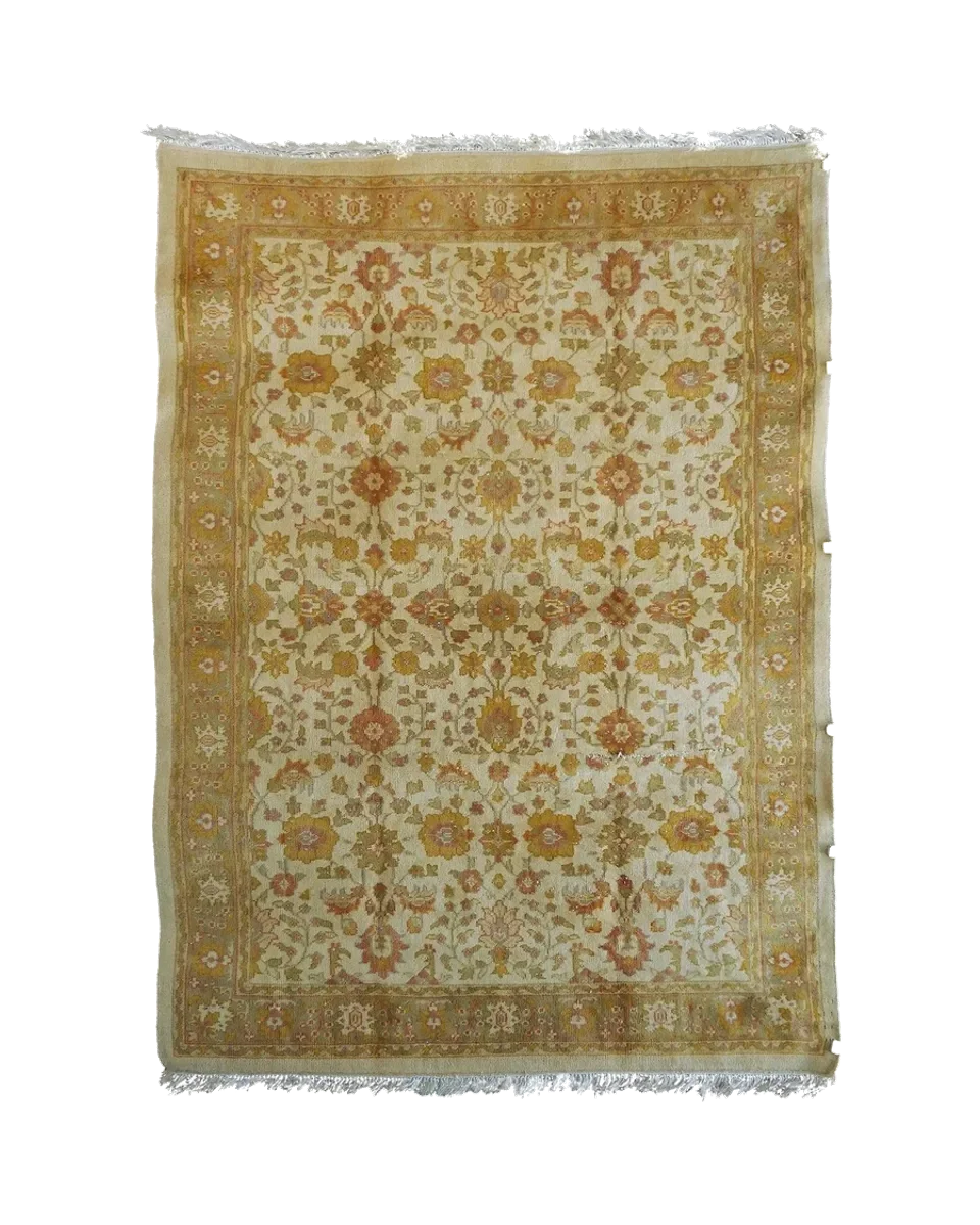 1970 Indo Oushak Rug — photograph 1