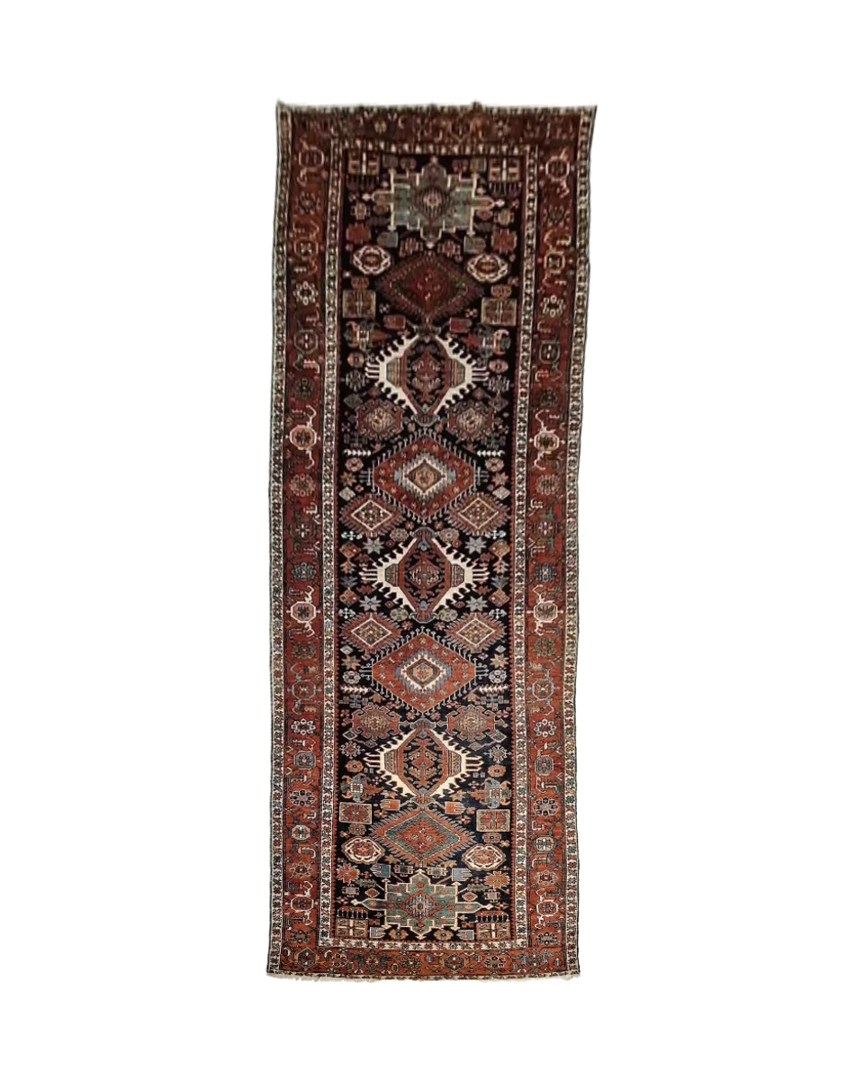 Vintage Persian Serapi Gallery Size — photograph 1