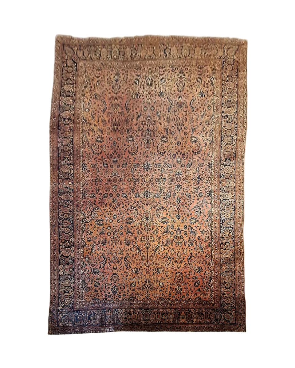 Antique Persian Mohjeran Rug — photograph 1