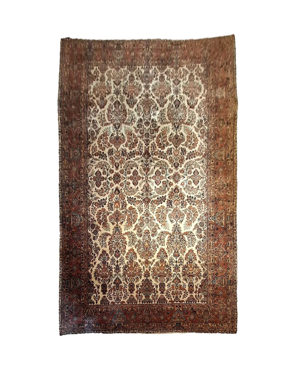 Circa 1900 Persian Sorouk Rug — photograph 1