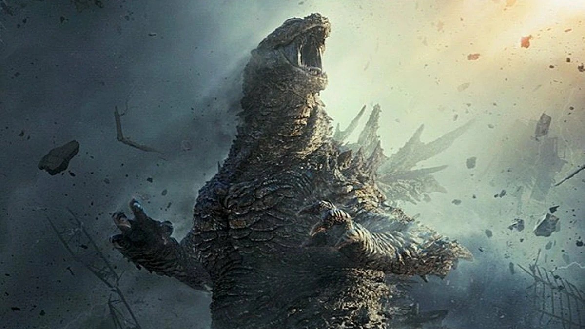 Godzilla roars through smoke and debris in new Godzilla Minus Zero key art.