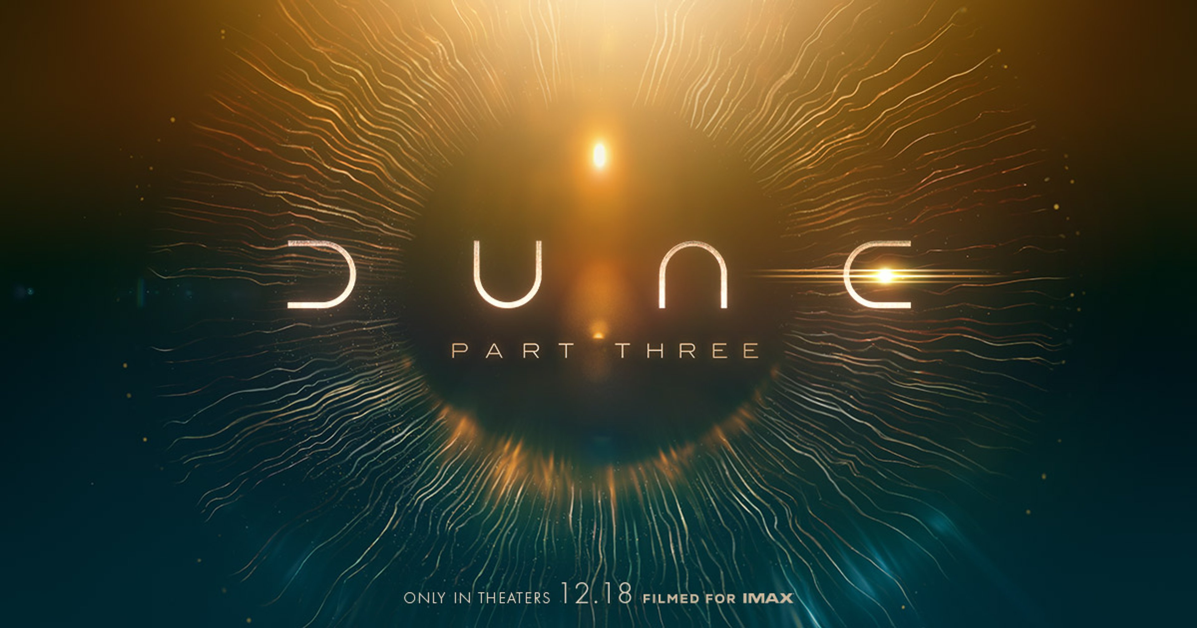 Official key art for Dune: Part Three.